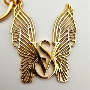 VS Victoria's Secret Wings Dream Fashion Show Keychain Gold NWT